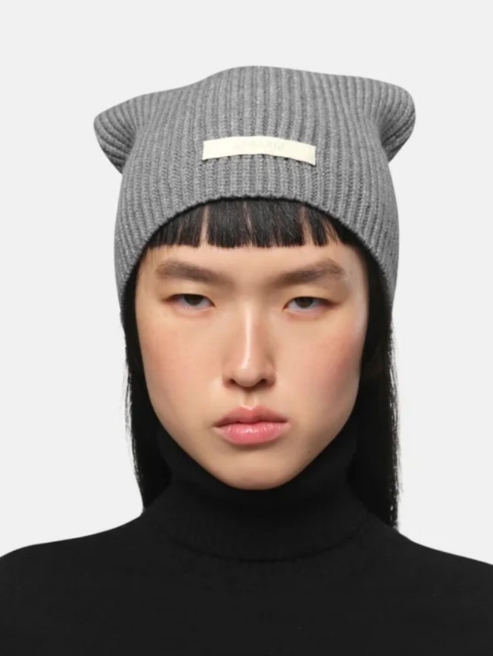 APPARIS CARA KNIT BEANIE IN SLATE/GREY/;SZ:ONE SIZE